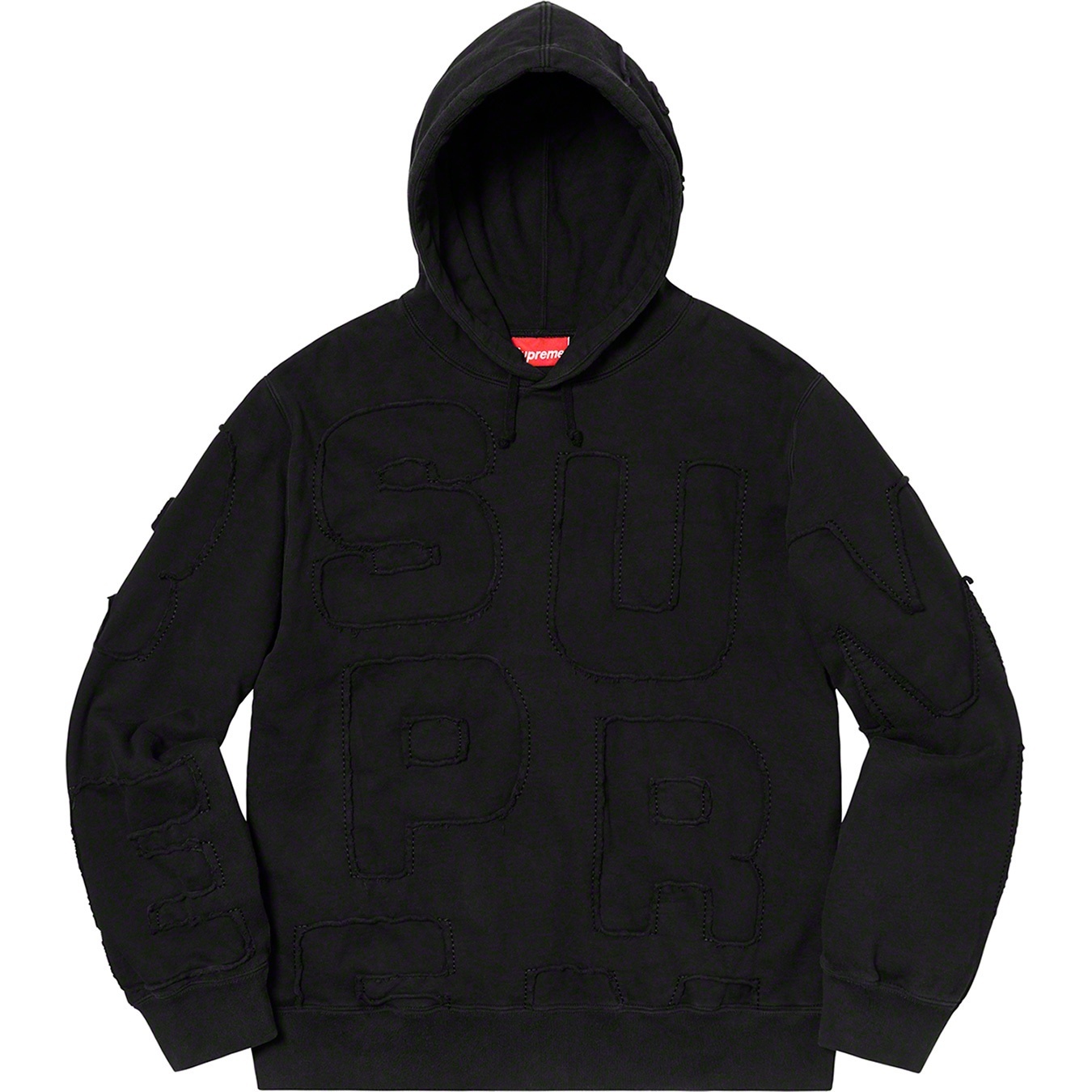 Cutout Letters Hooded Sweatshirt view 7
